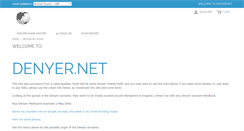 Desktop Screenshot of denyer.net